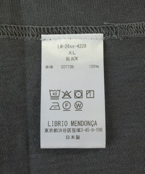 LIBRIO MENDONCA（リブリオメンドンサ）Tシャツ・カットソー グレー サイズ:XL メンズ/2200719724022