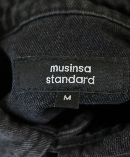 musinsa standard（ムシンサスタンダード）カジュアルシャツ 黒 サイズ:M メンズ/2200712362016