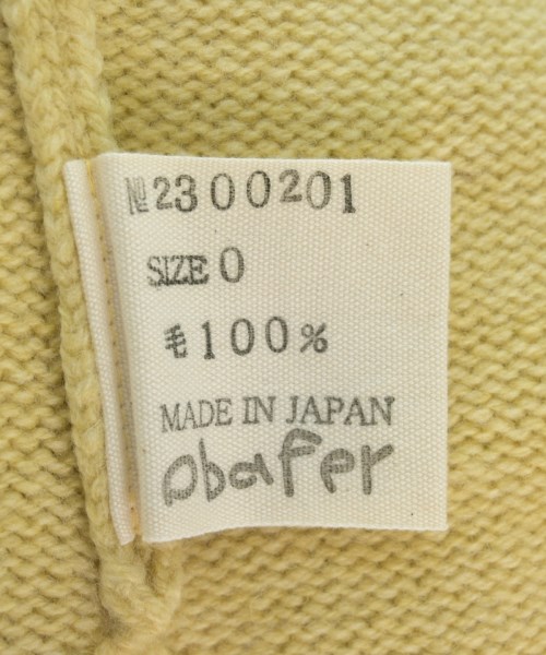 obafer（オバファー）ニット・セーター ベージュ サイズ:F メンズ/2200714410036