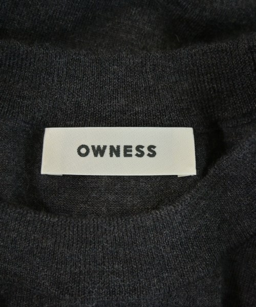 OWNESS（オゥネス）ニット・セーター グレー サイズ:M メンズ/2200721546032