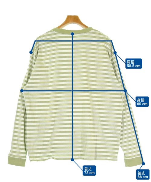 USUAL THINGS SCRUTINY（ユージュアルシングススクルーティニー）Tシャツ・カットソー カーキ サイズ:XL メンズ/2200715550656