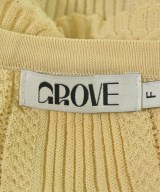 GROVE（グローブ）ニット・セーター 黄 サイズ:F レディース/2200723116127