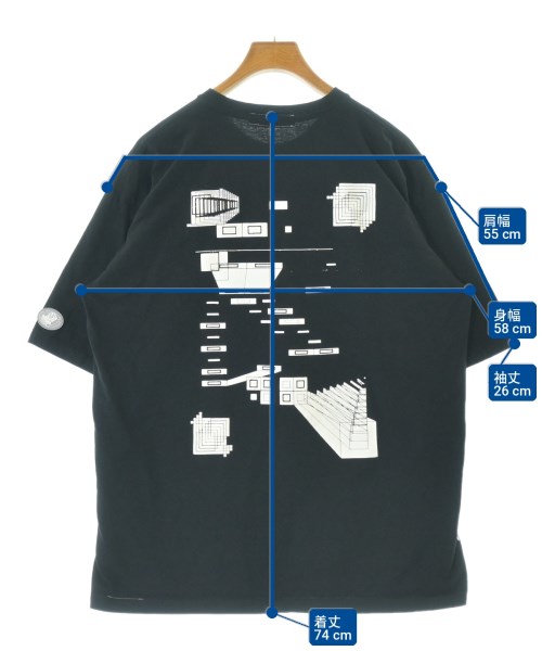 FlexibleVisual SPCE（フレキシブルヴィジュアルスペース）Tシャツ・カットソー 黒 サイズ:XL メンズ/2200714938035