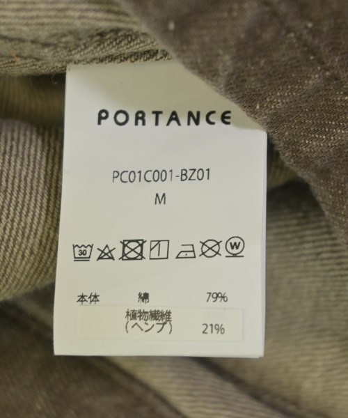 PORTANCE（ポータンス）ブルゾン 茶 サイズ:M メンズ/2200725953010