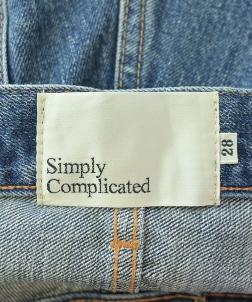 SimplyComplicated（シンプリーコンプリケイテッド）デニムパンツ 青 サイズ:28(S位) メンズ/2200707386034