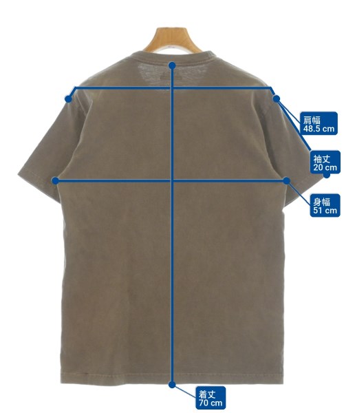 STUDIO WEAREALLANIMALS（スタジオウィーアーオールアニマルズ）Tシャツ・カットソー 茶 サイズ:OS レディース/2200715516027