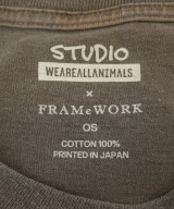 STUDIO WEAREALLANIMALS（スタジオウィーアーオールアニマルズ）Tシャツ・カットソー 茶 サイズ:OS レディース/2200715516027