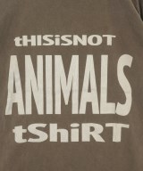 STUDIO WEAREALLANIMALS（スタジオウィーアーオールアニマルズ）Tシャツ・カットソー 茶 サイズ:OS レディース/2200715516027