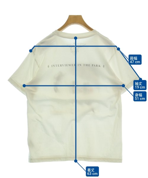 INTERVIEWER IN THE PARK（インタビュアーインザパーク）Tシャツ・カットソー 白 サイズ:S メンズ/2200721776057