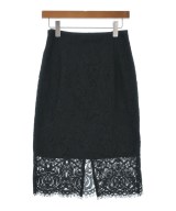 Aperi nano universe（アペリ　ナノユニバース）ひざ丈スカート 黒 サイズ:36(S位) レディース/2200634382048