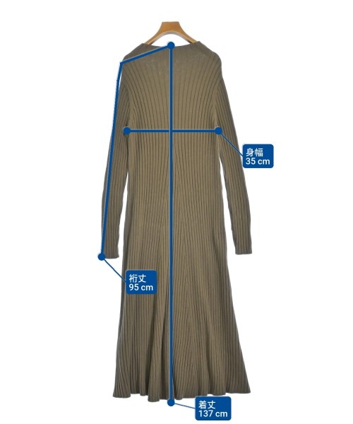 Aperi nano universe（アペリナノユニバース）ワンピース 茶 サイズ:F レディース/2200676614039