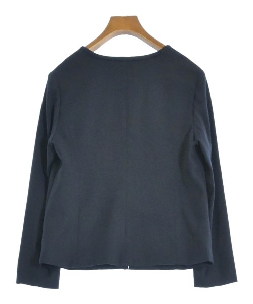 Aperi nano universe（アペリ　ナノユニバース）ノーカラージャケット 紺 サイズ:36(S位) レディース/2200643374027