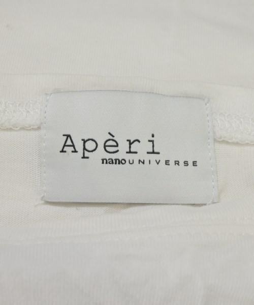 Aperi nano universe（アペリナノユニバース）Tシャツ・カットソー 白 サイズ:F レディース/2200706769074