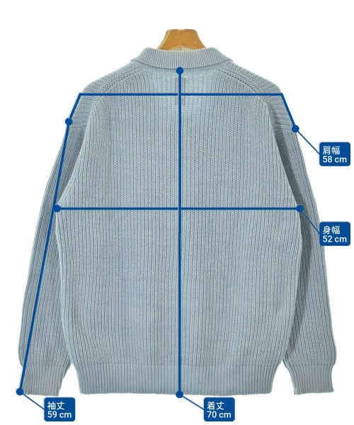la kagu（ラカグ）カーディガン 青 サイズ:M メンズ/2200621428018