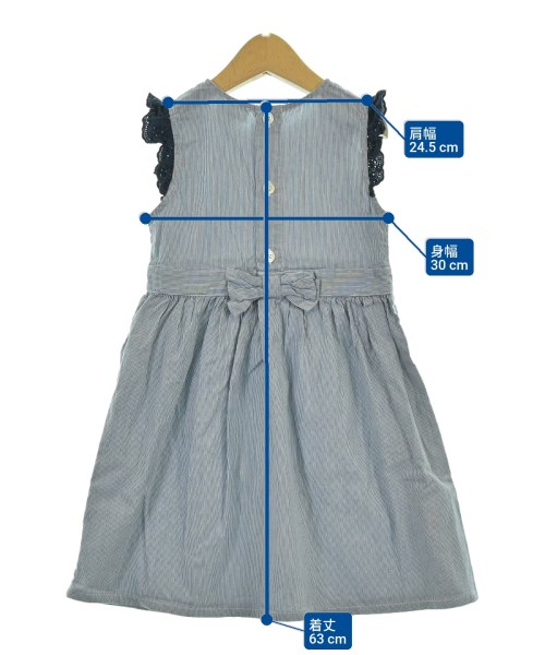 NATURAL BEAUTY BASIC（ナチュラルビューティーベーシック）ワンピース（その他） 紺 サイズ:115-125(7T-8T) キッズ/2200650414150