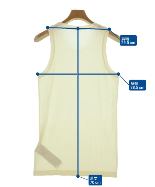 JIL SANDER +（ジルサンダープラス）タンクトップ 白 サイズ:M メンズ/2200638322309