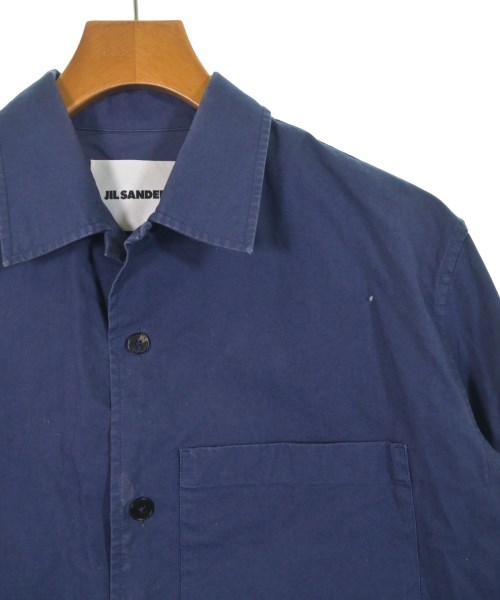 JIL SANDER +（ジルサンダープラス）カジュアルシャツ 紺 サイズ:44(S位) メンズ/2200620992176