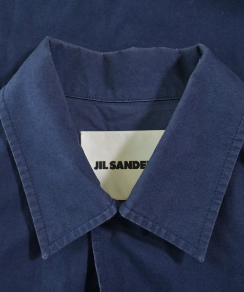 JIL SANDER +（ジルサンダープラス）カジュアルシャツ 紺 サイズ:44(S位) メンズ/2200620992176