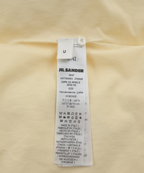 JIL SANDER +（ジルサンダープラス）マフラー 黄 サイズ:- レディース/2200622647036