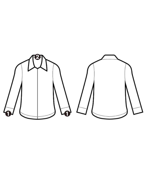 JIL SANDER +（ジルサンダープラス）カジュアルシャツ 白 サイズ:34(XXS位) レディース/2200627351020