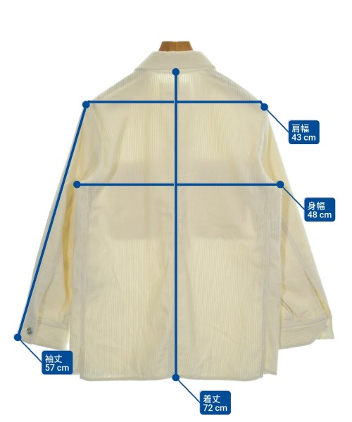 JIL SANDER +（ジルサンダープラス）カジュアルシャツ 白 サイズ:34(XXS位) レディース/2200627351020