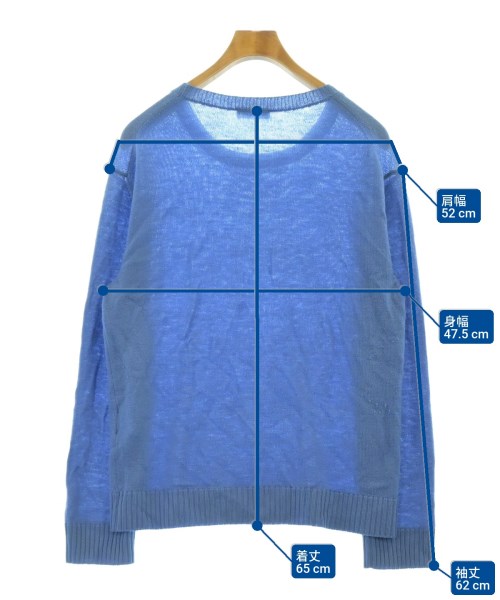 JIL SANDER +（ジルサンダープラス）ニット・セーター 青 サイズ:50(XL位) メンズ/2200630712016