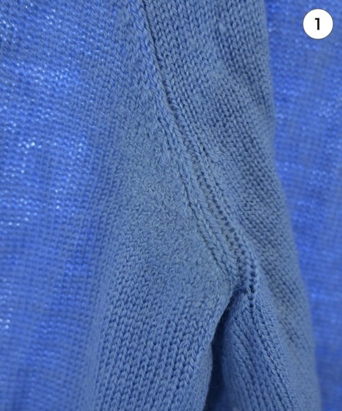 JIL SANDER +（ジルサンダープラス）ニット・セーター 青 サイズ:50(XL位) メンズ/2200630712016