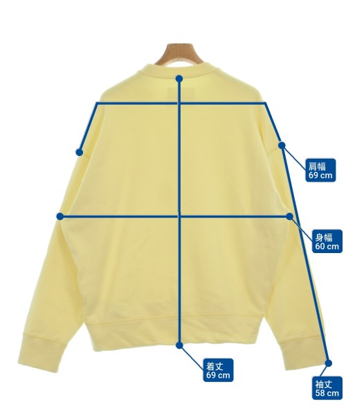 JIL SANDER +（ジルサンダープラス）スウェット 黄 サイズ:M メンズ/2200632701346