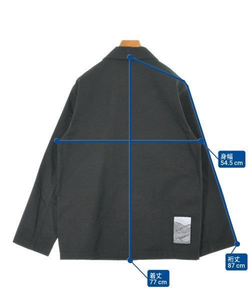 JIL SANDER +（ジルサンダープラス）カジュアルシャツ 黒 サイズ:48(L位) メンズ/2200633321048