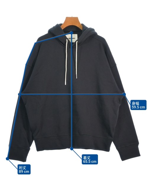JIL SANDER +（ジルサンダープラス）パーカー 紺 サイズ:XS レディース/2200602720056