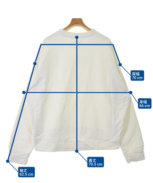 JIL SANDER +（ジルサンダープラス）スウェット 白 サイズ:XXL メンズ/2200613229081