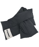 JIL SANDER +（ジルサンダープラス）マフラー 黒 サイズ:UNI メンズ/2200617428060
