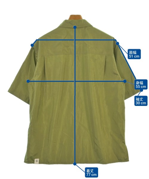 JIL SANDER +（ジルサンダープラス）カジュアルシャツ カーキ サイズ:46(M位) メンズ/2200619847258