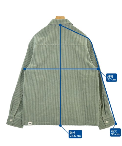 JIL SANDER +（ジルサンダープラス）カジュアルシャツ 緑 サイズ:46(M位) メンズ/2200669845051