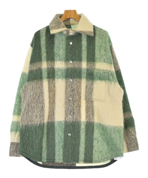 JIL SANDER +(ジルサンダープラス)カジュアルシャツ 緑 サイズ:46(M位)/2200669845174