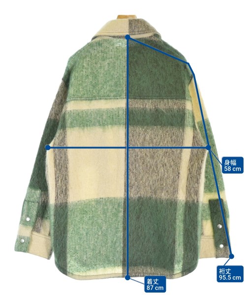 JIL SANDER +（ジルサンダープラス）カジュアルシャツ 緑 サイズ:46(M位) メンズ/2200669845174