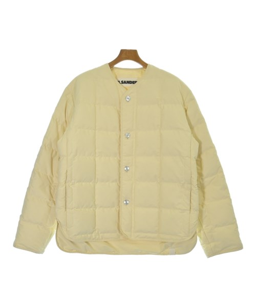 JIL SANDER +(ジルサンダープラス)ダウンジャケット/ダウンベスト 黄 サイズ:46(M位)/2200693991564