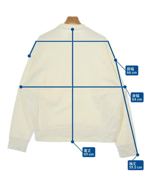 JIL SANDER +（ジルサンダープラス）スウェット 白 サイズ:S メンズ/2200691870670