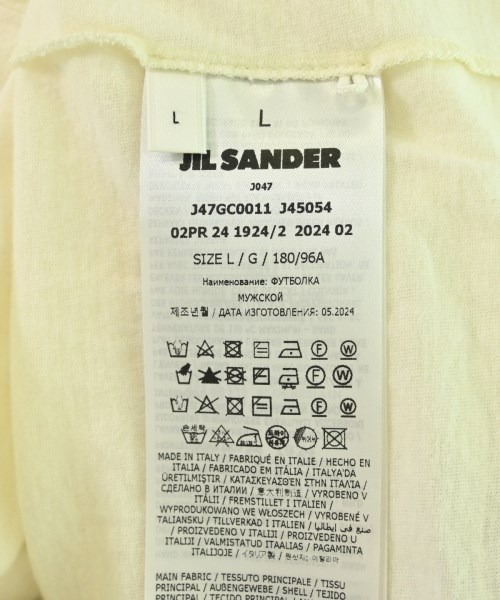 JIL SANDER +（ジルサンダープラス）Tシャツ・カットソー 白 サイズ:L メンズ/2200699503020