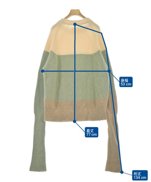 JIL SANDER +（ジルサンダープラス）ニット・セーター 緑 サイズ:34(XXS位) レディース/2200713126099