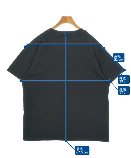 JIL SANDER +（ジルサンダープラス）Tシャツ・カットソー 黒 サイズ:XL メンズ/2200714849065