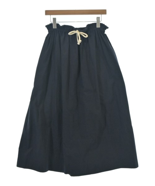 JIL SANDER +（ジルサンダープラス）ロング・マキシ丈スカート 紺 サイズ:32(XXS位) レディース/2200715322017
