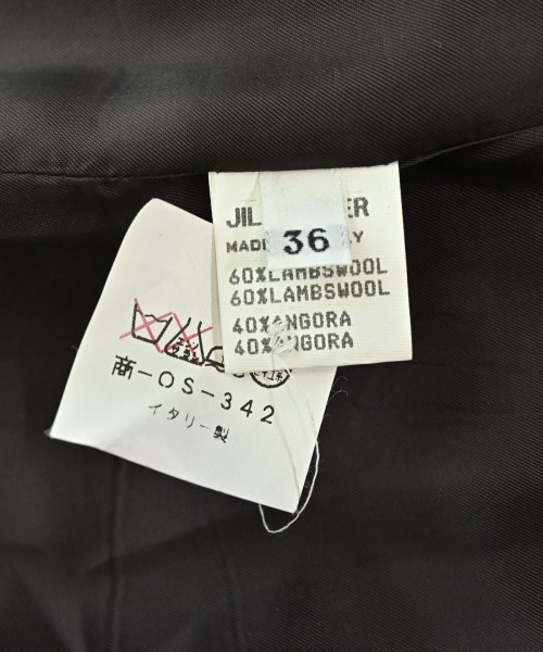 JIL SANDER +（ジルサンダープラス）ひざ丈スカート 茶 サイズ:36(XS位) レディース/2200715559079