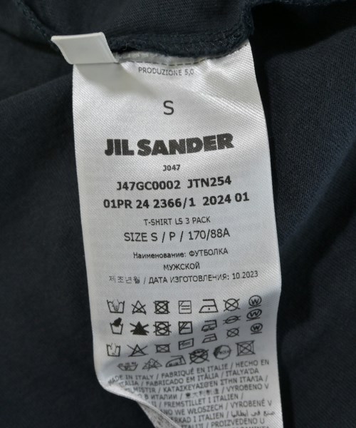 JIL SANDER +（ジルサンダープラス）Tシャツ・カットソー 紺 サイズ:S メンズ/2200715961025