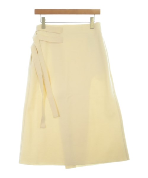 JIL SANDER +（ジルサンダープラス）ロング・マキシ丈スカート 黄 サイズ:32(XXS位) レディース/2200717316199