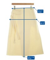 JIL SANDER +（ジルサンダープラス）ロング・マキシ丈スカート 黄 サイズ:32(XXS位) レディース/2200717316199