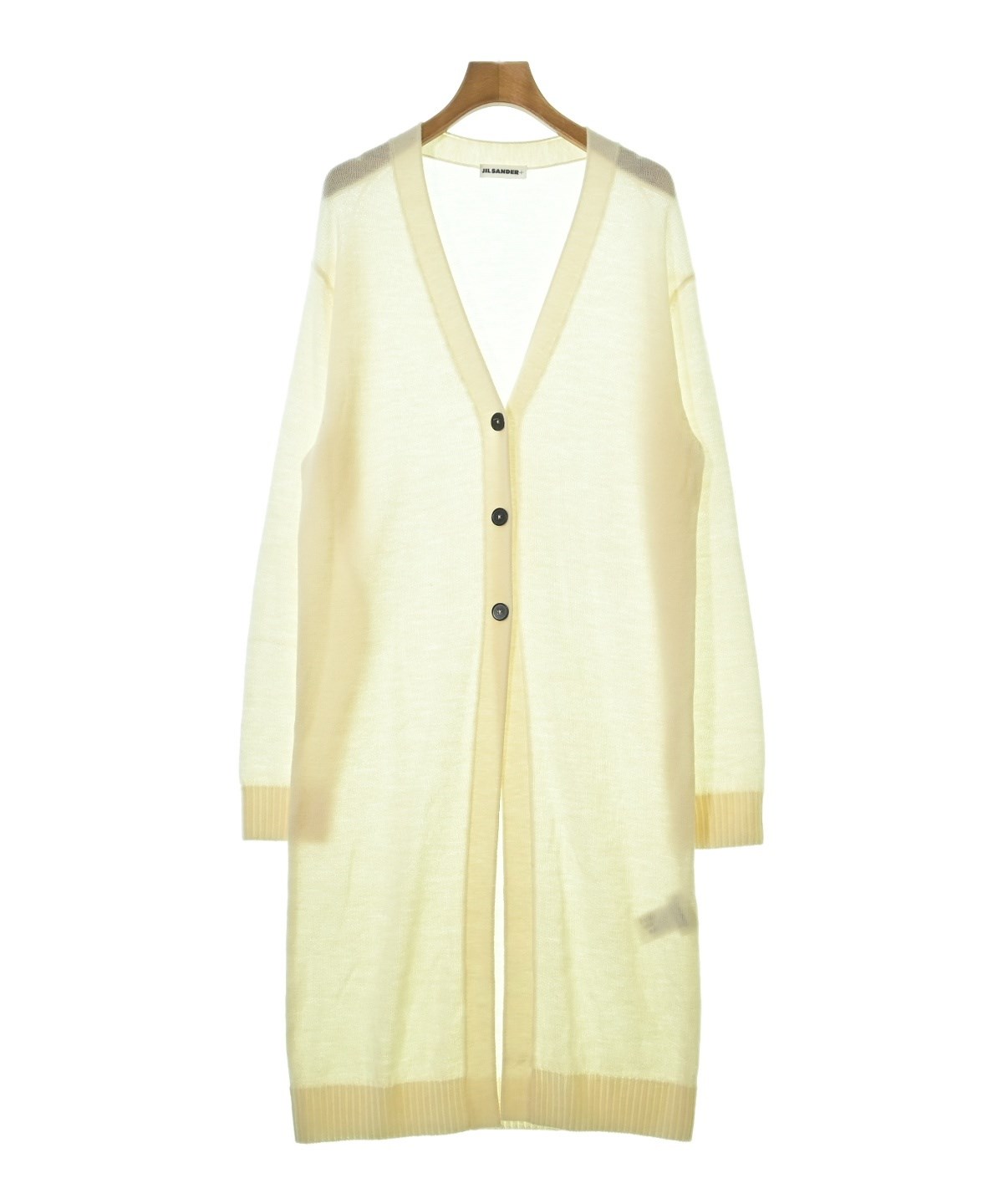 JIL SANDER +（ジルサンダープラス）カーディガン 白 サイズ:34(XXS位