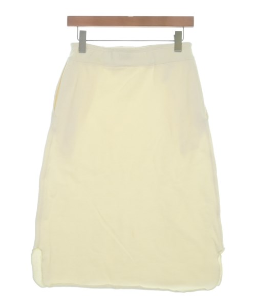 JIL SANDER +（ジルサンダープラス）ひざ丈スカート 白 サイズ:XS レディース/2200649111138