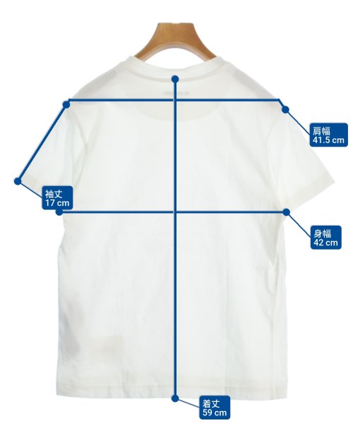 JIL SANDER +（ジルサンダープラス）Tシャツ・カットソー 白 サイズ:XS レディース/2200640055592