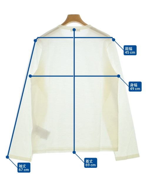 JIL SANDER +（ジルサンダープラス）Tシャツ・カットソー 白 サイズ:L メンズ/2200650732049